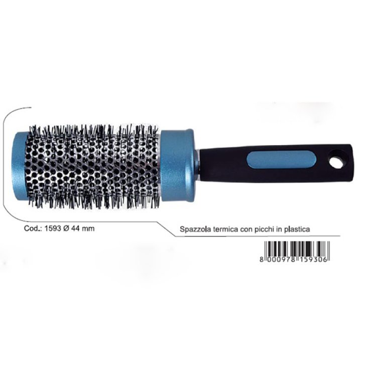 Brosse thermique supérieure Guenzani avec segments en plastique art. 1593
