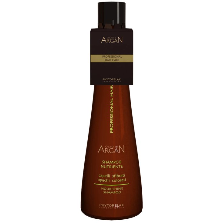 Phytorelax Argan Shampooing Nourrissant pour Cheveux Abîmés & Colorés 250 ml