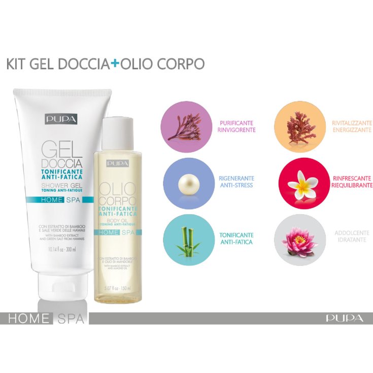 * PUPA KIT HOME SPA D/S + HUILE CORPORELLE 1