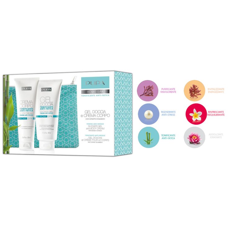 2018 Pupa Home SPA Kit 2 Coffret Hydratant Adoucissant