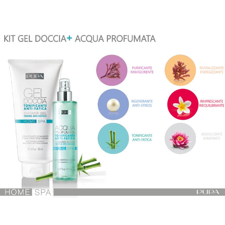 Coffret 2018 Pupa Home SPA Kit 3 Rafraîchissant Rééquilibrant