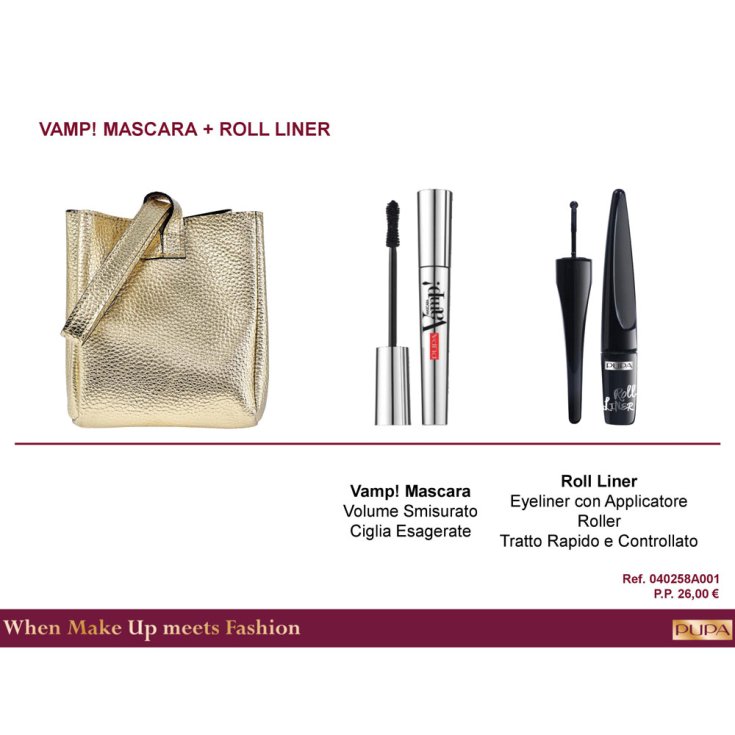 * PUPA KIT POCHETTE MASC VAMP + ROLL L