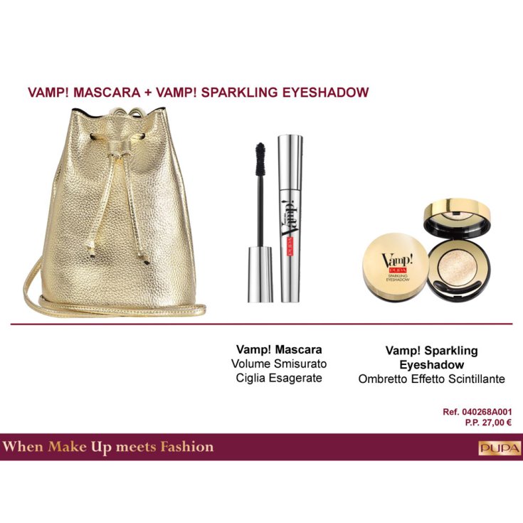 * PUPA KIT POCHETTE MASC VAMP + SPARKL