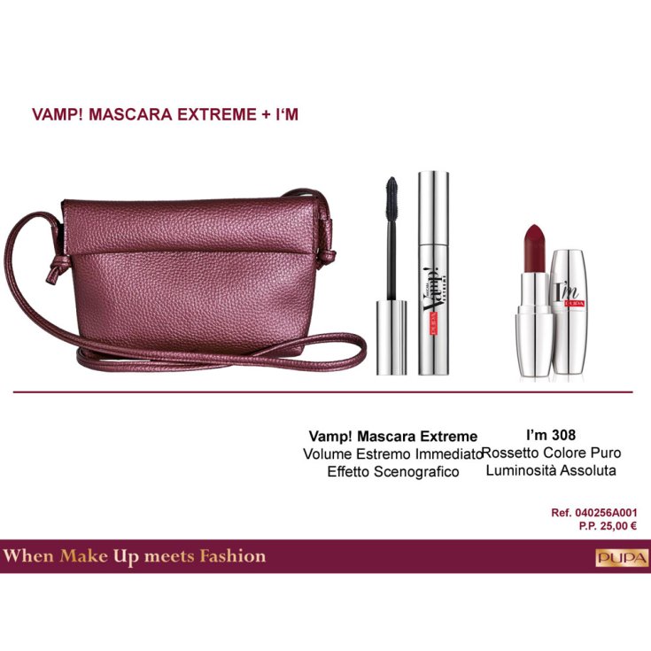 Coffret 2018 Pupa Kit Vamp ! Mascara Extrême & IM Réf.0631
