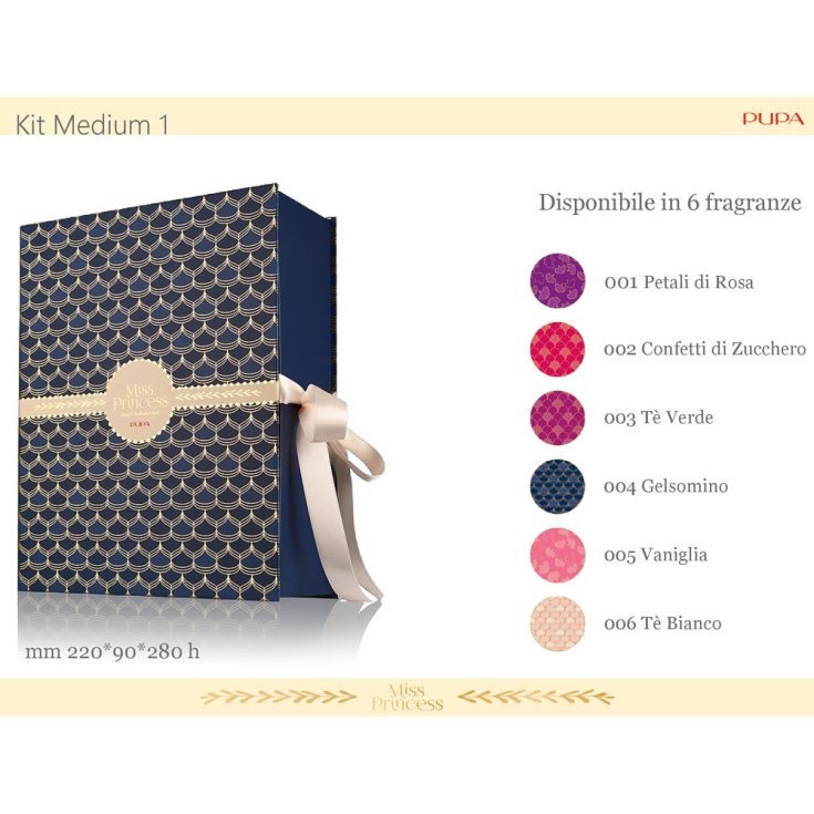 Boîte 2018 Pupa Miss Princess Kit Medium 1 n. 004 jasmin