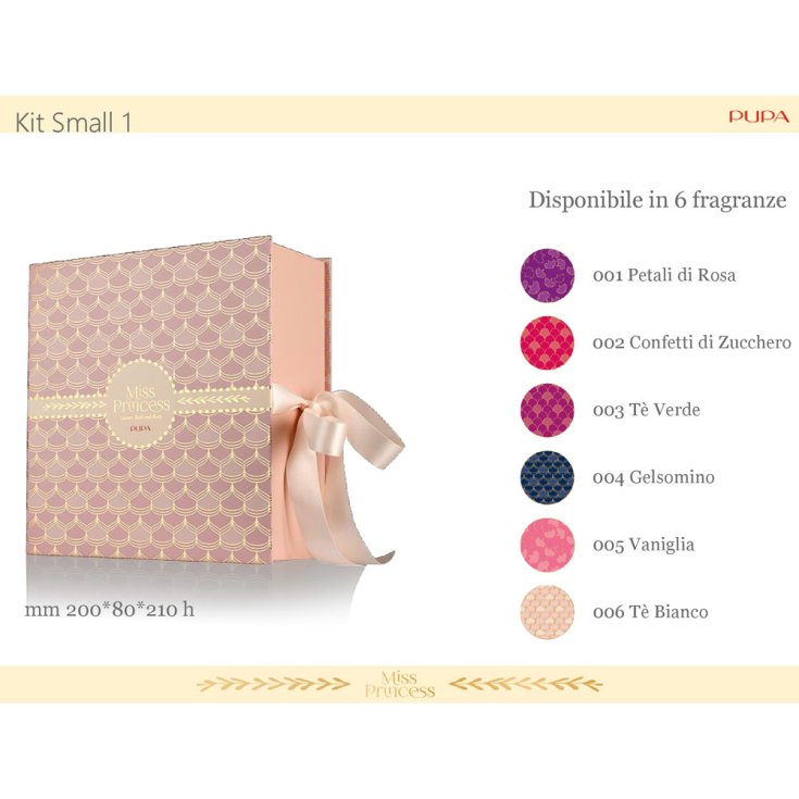 Boîte 2018 Pupa Miss Princess Kit Petit 1 n. 006 thé blanc