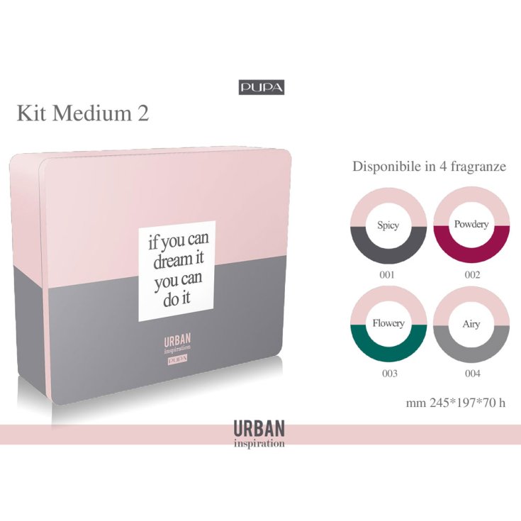 * PUPA KIT URBAN MEDIUM 2 FLEURS 003