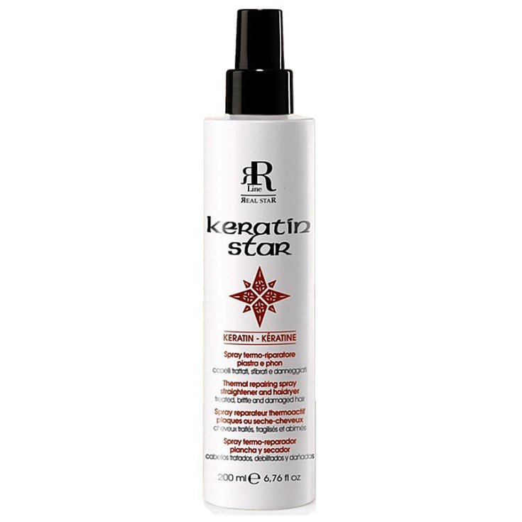 RR Line Real Star Keratin Star Spray Thermo Réparateur Plaque et Sèche-Cheveux 200 ml