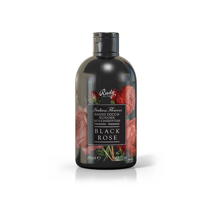 Bain Douche Mousse à la Rose Noire de Fleur Italienne 500 ml