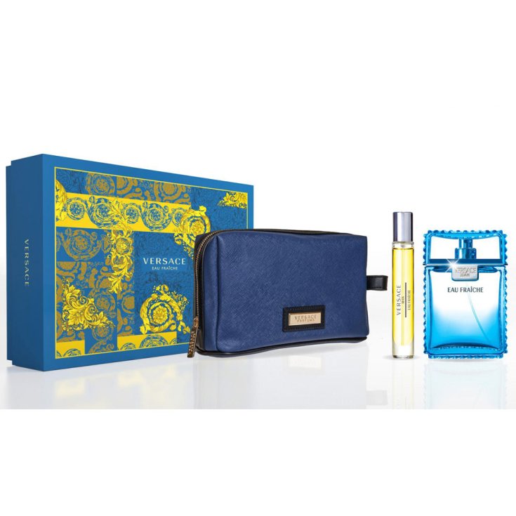 Versace Eau Fraîche Eau De Toilette Vaporisateur 100ml Coffret 3 Parties 2018