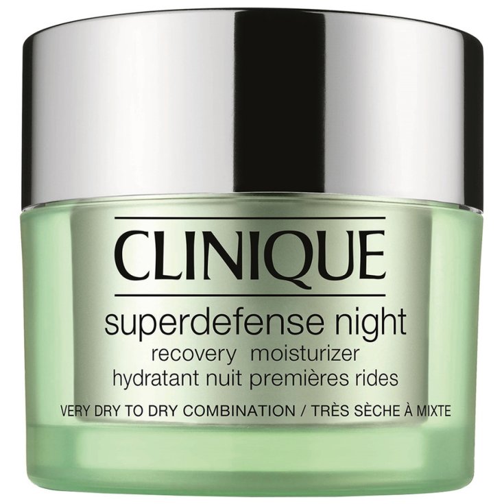 Clinique Superdefense Night 50 ml pour peaux très sèches, sèches, mixtes types 1, 2