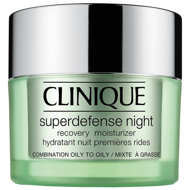 Clinique Superdefense Night 50 ml pour peaux grasses à grasses types 3, 4