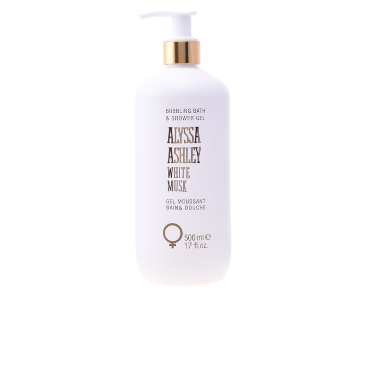 Alyssa Ashley Gel Bain Et Douche Musc Blanc 500 ml