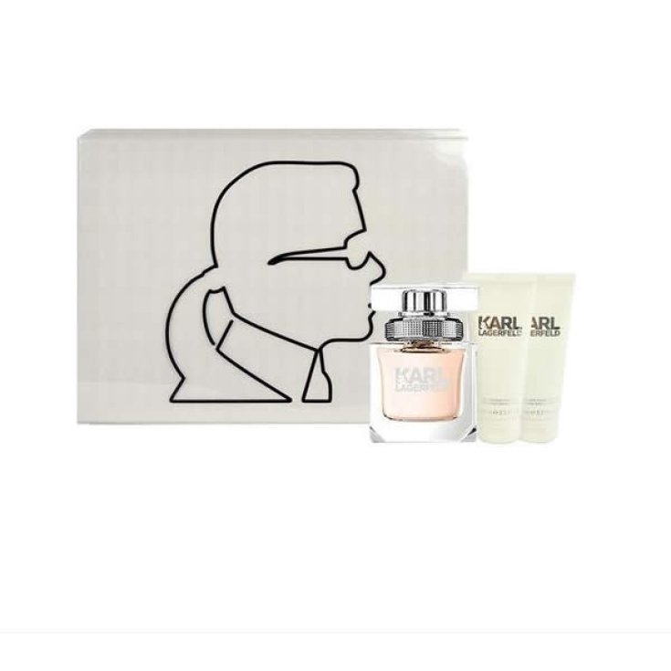 Karl Lagerfeld Femme Eau De Parfum Vaporisateur 85ml Coffret 3 Parties