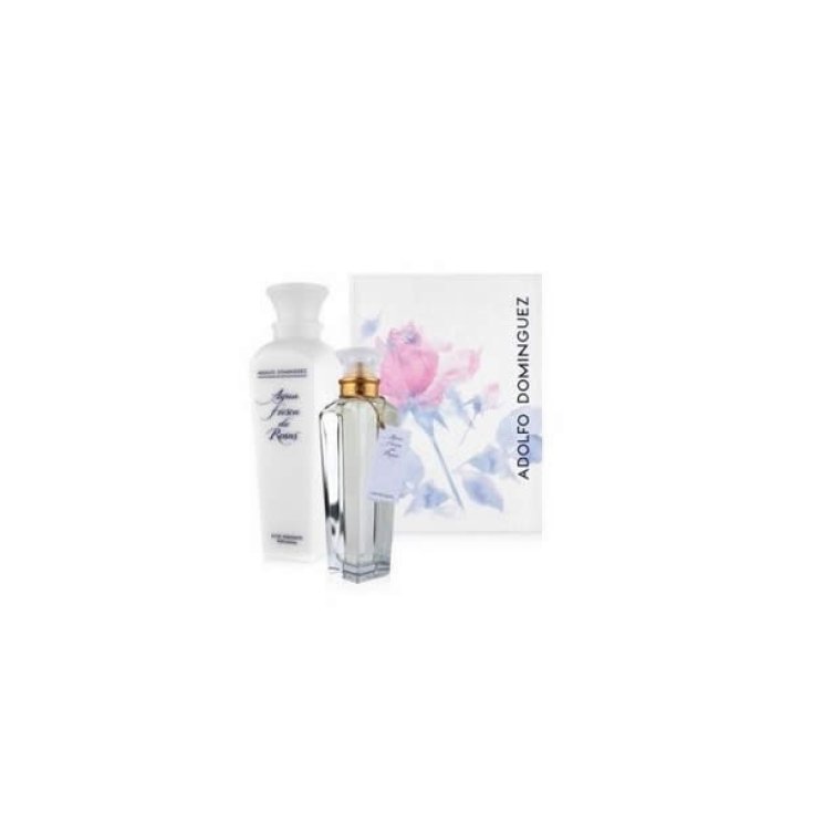 Adolfo Dominguez Agua Fresca De Rosas Eau De Toilette Vaporisateur 200 ml Coffret 2 Parties