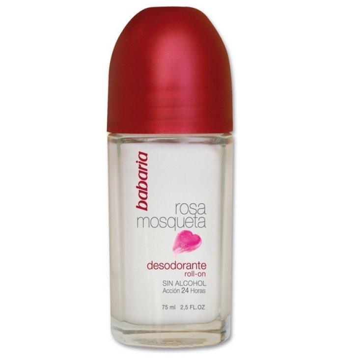 Babaria Roll On Déodorant Huile de Rose Musquée 75ml