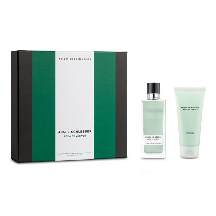Angel Schlesser Agua De Vetiver Eau De Toilette Vaporisateur 100ml Coffret 2 Pièces 2017