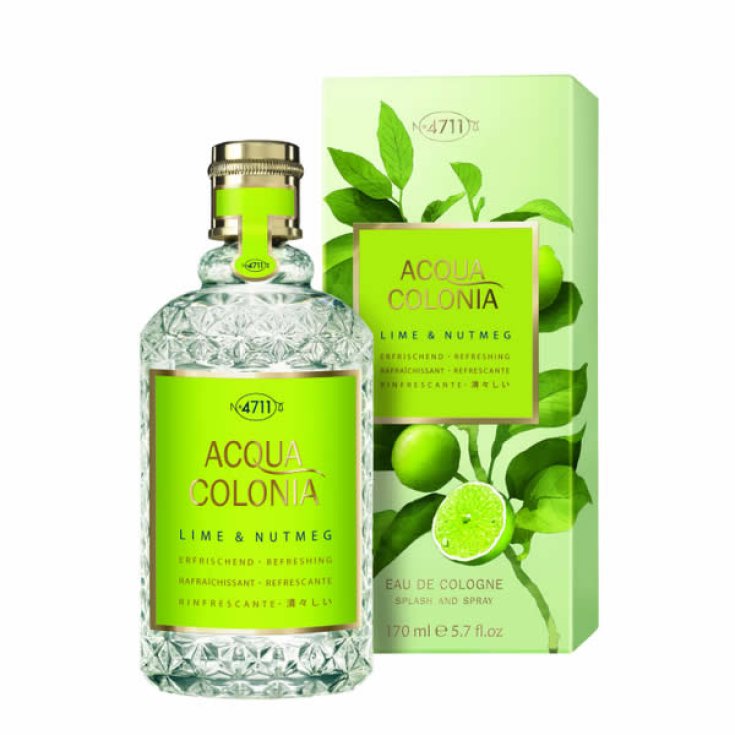 4711 Citron Vert Et Noix De Muscade Eau De Cologne Vaporisateur 170ml