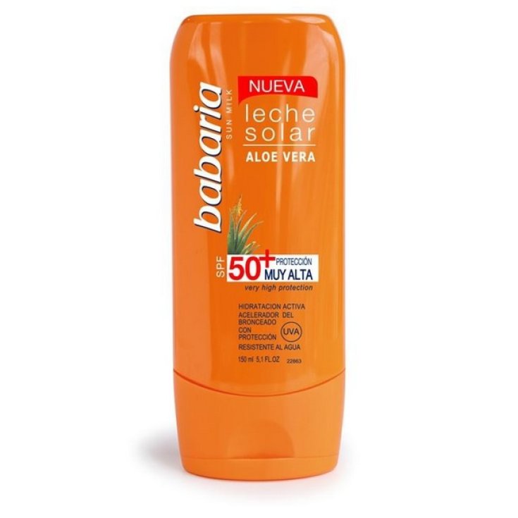 Babaria Lait Solaire Spf50 Plus Aloe Vera 150 ml