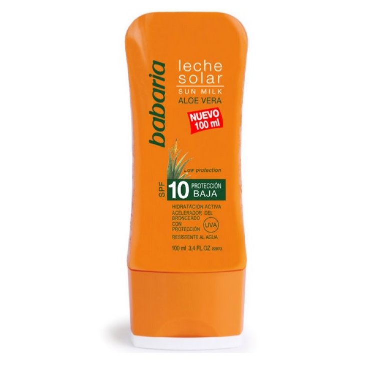 Babaria Aloe Vera Lait Solaire Spf10 100 ml