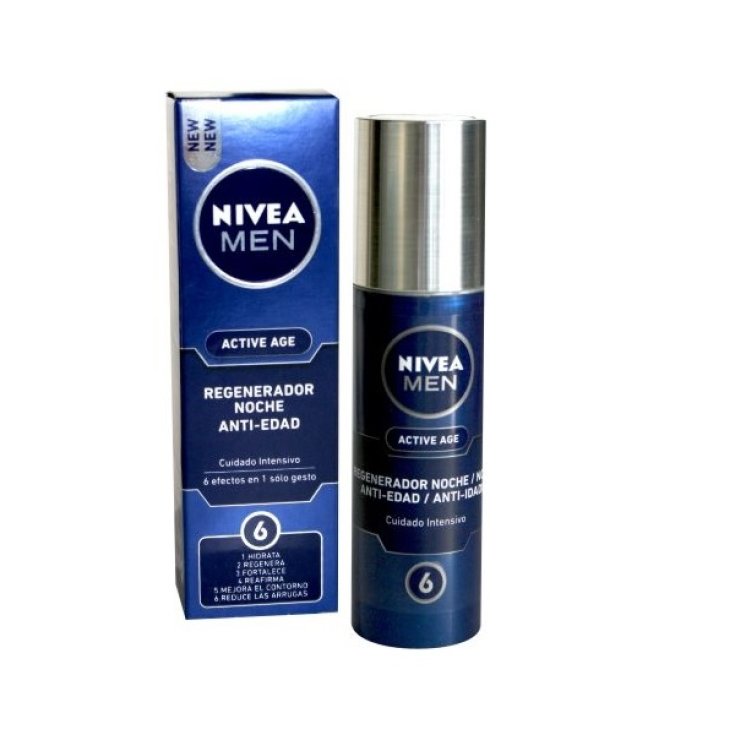 Nivea Men Regenerador Noche Anti Edad Active Age 50 ml