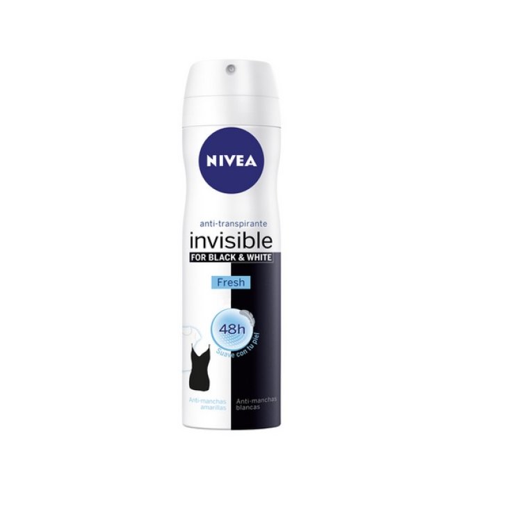 Nivea Invisible White And Black Spray Fraîcheur 200 ml
