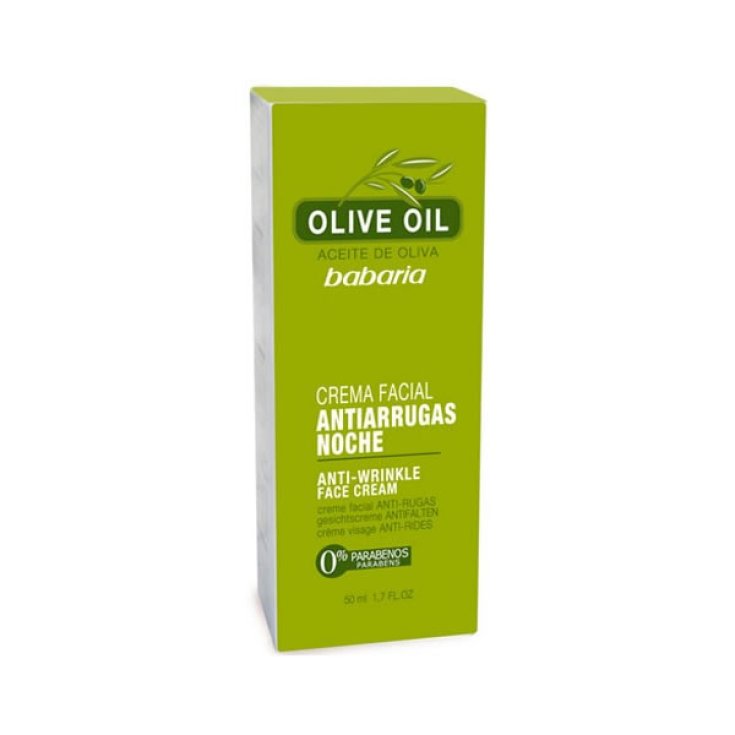 Babaria Huile d'Olive Crème Visage Anti-Rides Nuit 50ml Babaria Huile d'Olive Crème Visage Anti-Rides Nuit 50ml