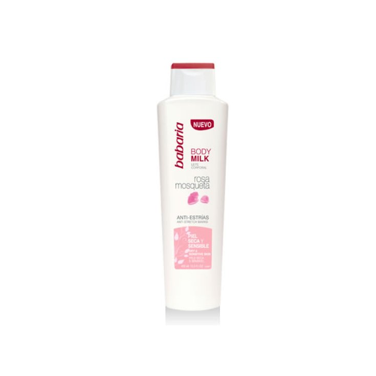 Babaria Rosa Mosqueta Lait Corporel Anti Vergetures 400 ml