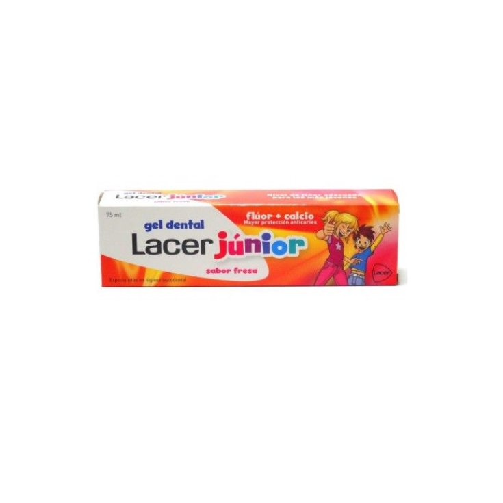 Lacer Junior Gel 75 ml Fraise