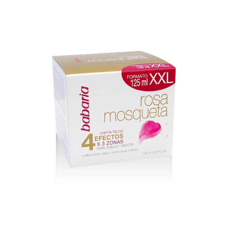 Babaria Rosa Mosqueta Crème Visage 4 Effets 125 ml