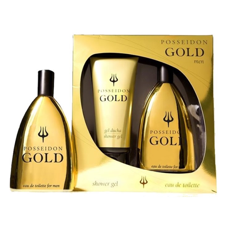Instituto Español Posseidon Gold Men Eau De Toilette Vaporisateur 150ml Coffret 2 Parties