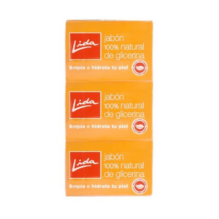 Lida Savon Naturel à la Glycérine 3 Unités Lida Savon Naturel à la Glycérine 3 Unités