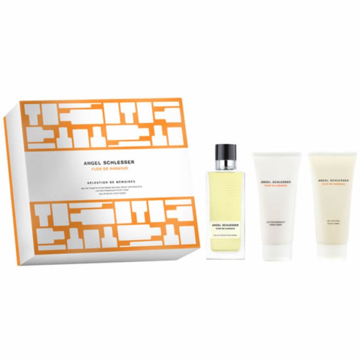 Angel Schlesser Flor Naranjo Eau De Toilette Vaporisateur 100 ml Coffret 3 Pièces