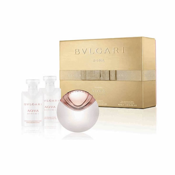 Bvlgari Aqua Divina Eau De Toilette Vaporisateur 40 ml Coffret 3 Pièces