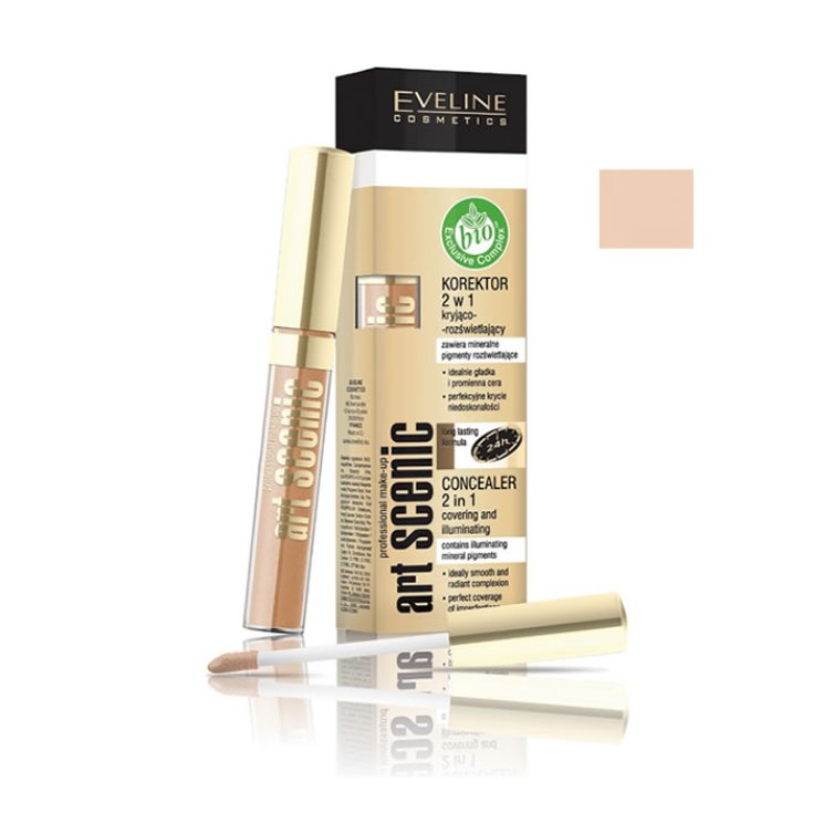 Eveline Covering And Illuminating 2 In 1 Concealer 04 Light