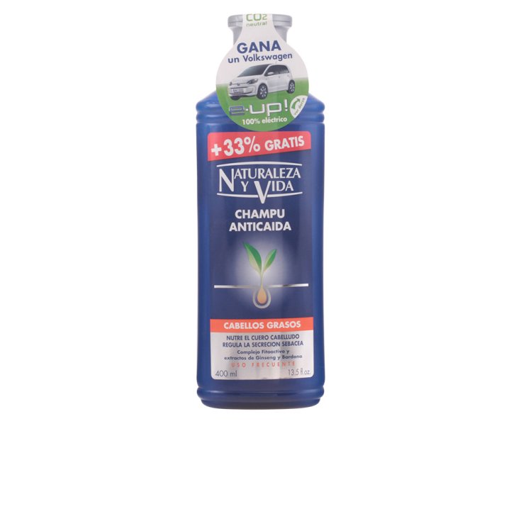 Naturaleza Y Vida Shampooing Anti Chute Cheveux Gras 300ml