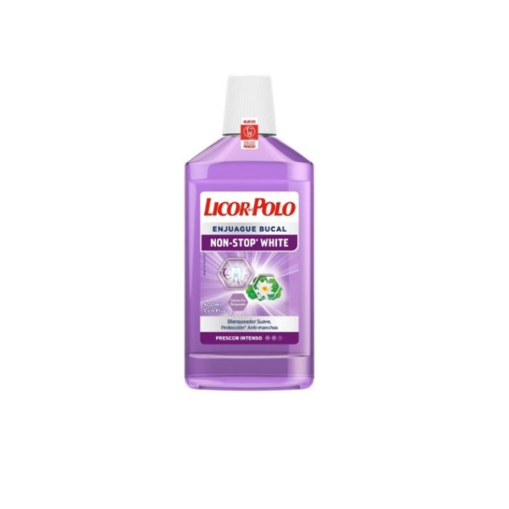 Licor Del Polo Non Stop Blanc Bain de Bouche 500 ml Licor Del Polo Non Stop Blanc Bain de Bouche 500 ml