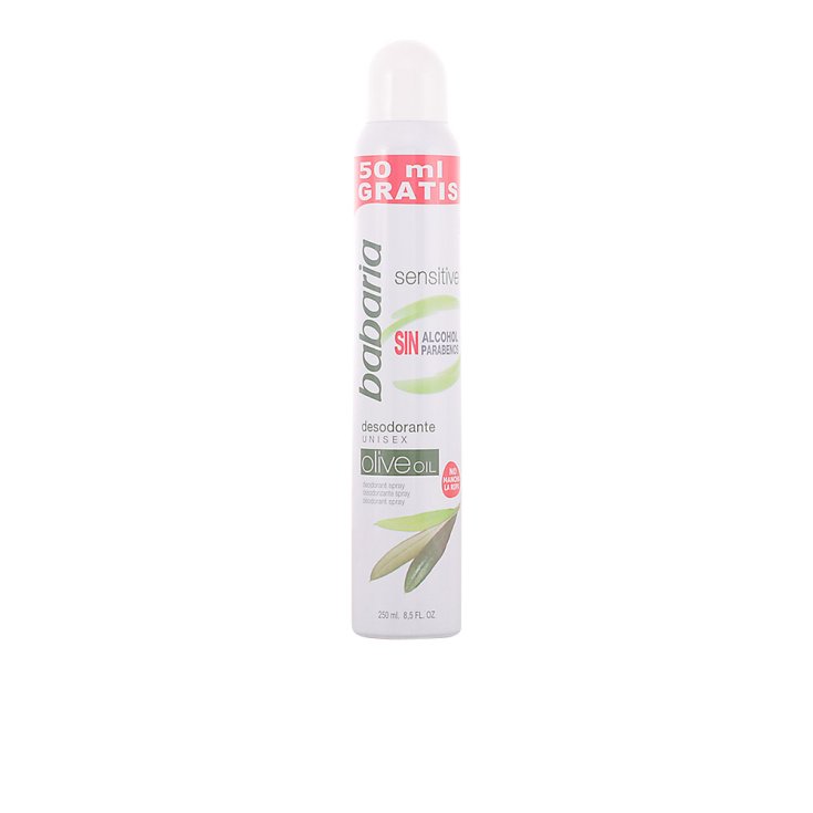 Babaria Sensitive Huile d'Olive Déodorant Spray 250 ml