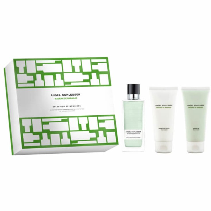 Angel Schlesser Madera Naranjo Eau De Toilette Vaporisateur 100 ml Coffret 3 Pièces