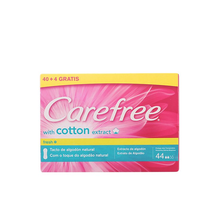 Carefree With Cotton Extract Fresh Protège-slip 44 unités