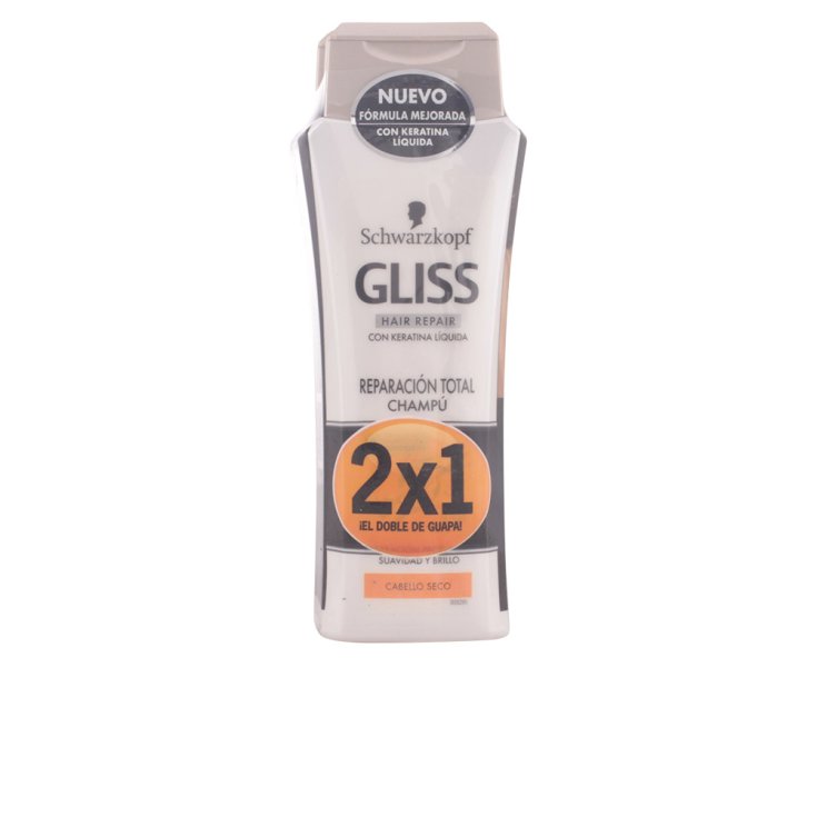 Schwarzkopf Gliss Shampooing Réparateur Total 2x250ml