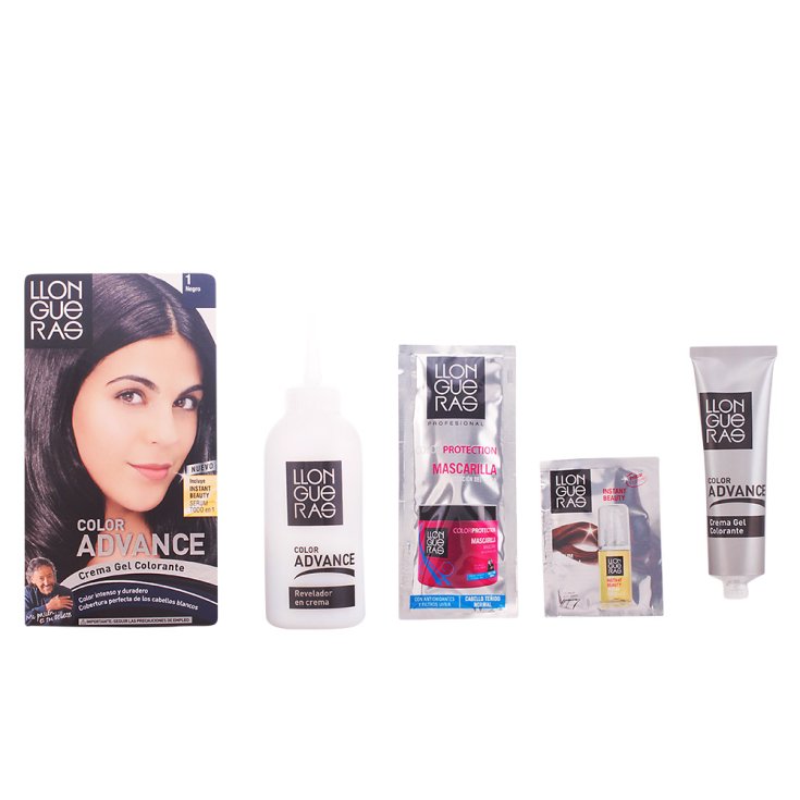 Llongueras Color Advance Couleur des cheveux 1 Noir naturel