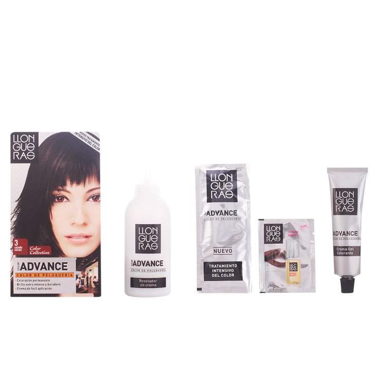Llongueras Color Advance Couleur des cheveux 3 Châtain foncé