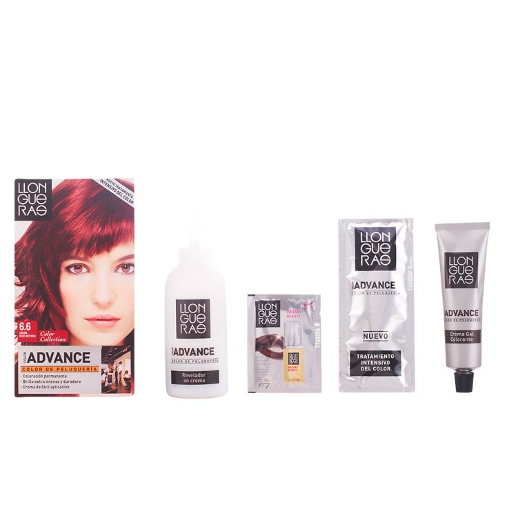 Llongueras Color Advance Coloration des cheveux 6,6 Rouge foncé intense Llongueras Color Advance Coloration des cheveux 6,6 Rouge foncé intense