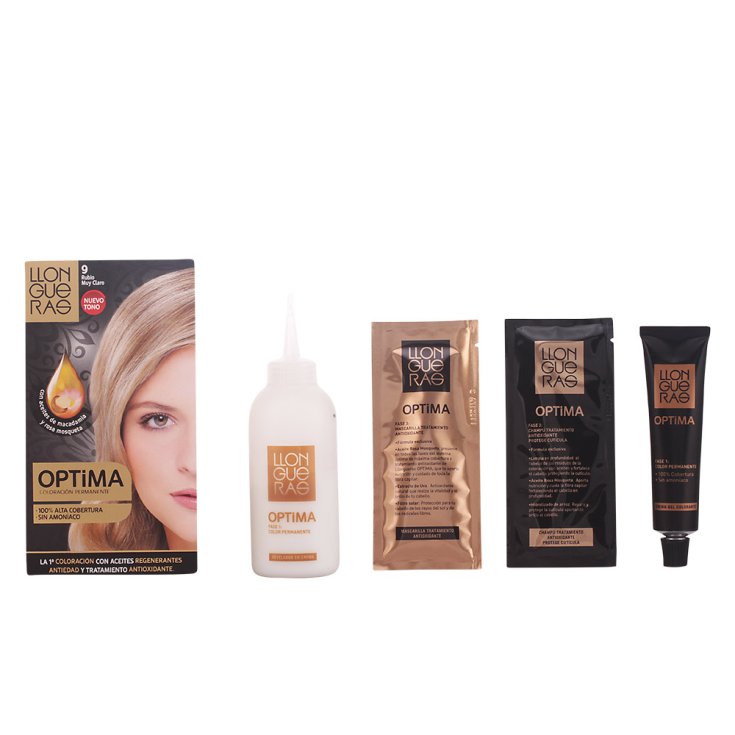 Llongueras Optima Coloration Permanente Sans Ammoniaque 9 Blond Très Clair
