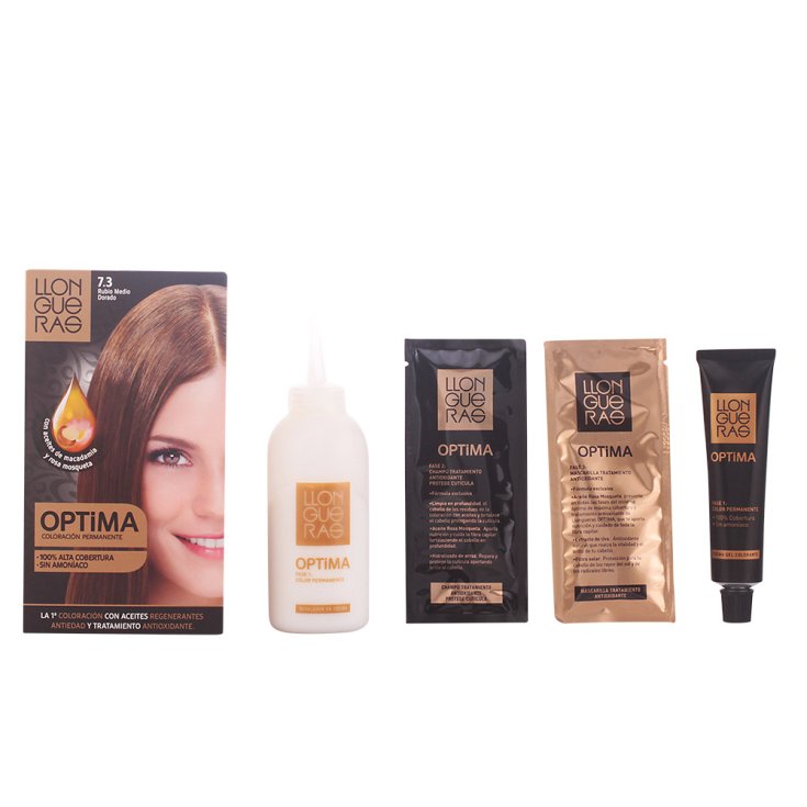 Llongueras Optima Coloration Permanente Sans Ammoniaque 7.3 Blond Moyen Doré
