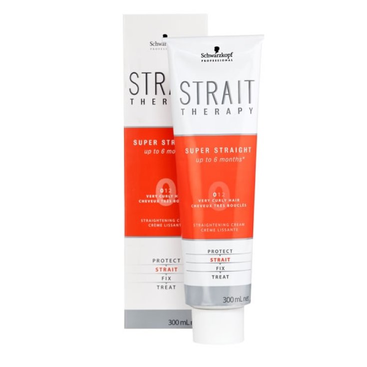 Schwarzkopf Strait Styling Therapy Crème Lissante Cheveux Très Bouclés