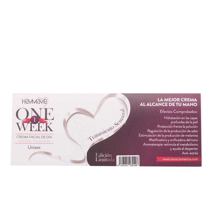 Hammame One Week Crème de Jour Visage Unisexe
