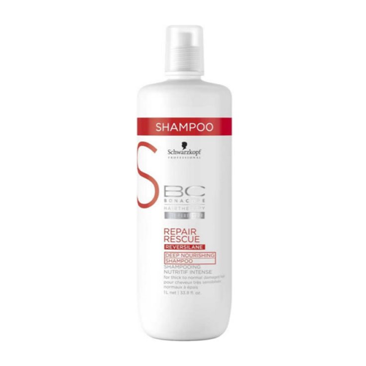 Schwarzkopf Bc Repair Rescue Shampooing Nourrissant Profond 1000ml