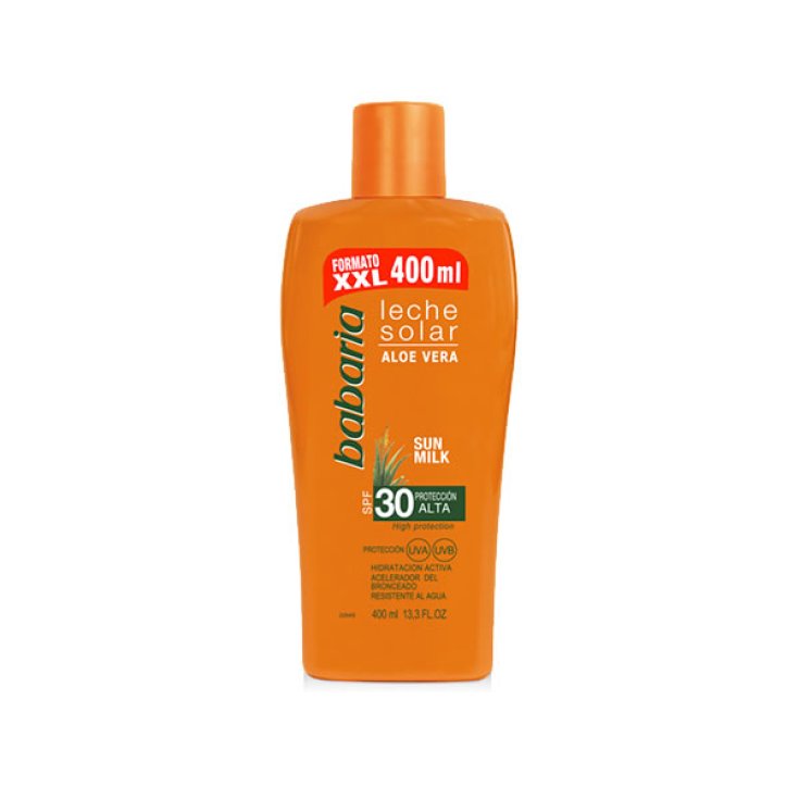 Babaria Lait Solaire A L'Aloe Vera Spf30 400 ml Babaria Lait Solaire A L'Aloe Vera Spf30 400 ml